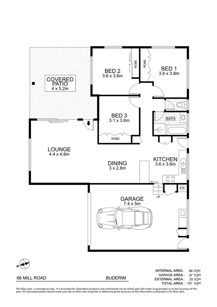 Floorplan of Homely house listing, 66 Mill Road, Buderim QLD 4556