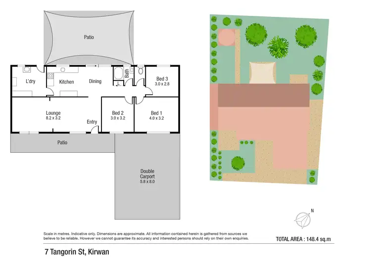 Floorplan of Homely house listing, 7 Tangorin Street, Kirwan QLD 4817