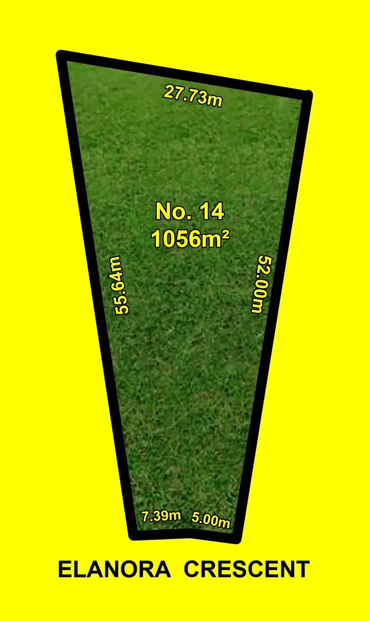 Floorplan of Homely land listing, 14 Elanora Crescent, Cape Jervis SA 5204