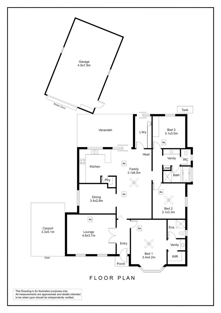 Floorplan of Homely house listing, 35 Jagger Crescent, Woodcroft SA 5162