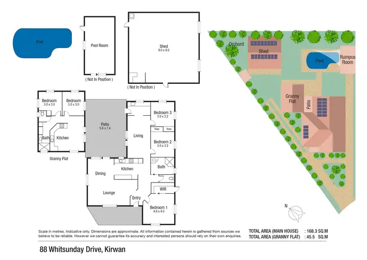 Floorplan of Homely house listing, 88 Whitsunday Drive, Kirwan QLD 4817