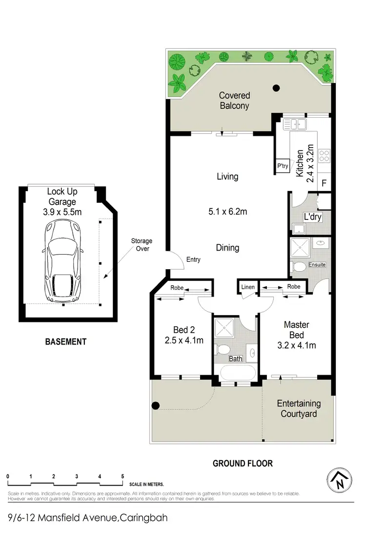 Floorplan of Homely apartment listing, 9/6-12 Mansfield Avenue, Caringbah NSW 2229
