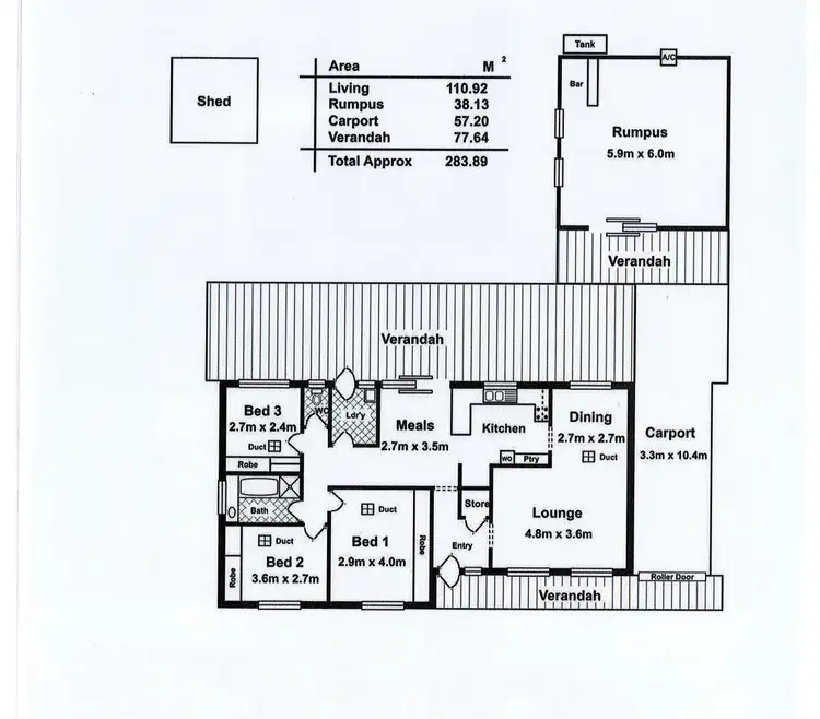 Floorplan of Homely house listing, 29 Ina Close, Craigmore SA 5114