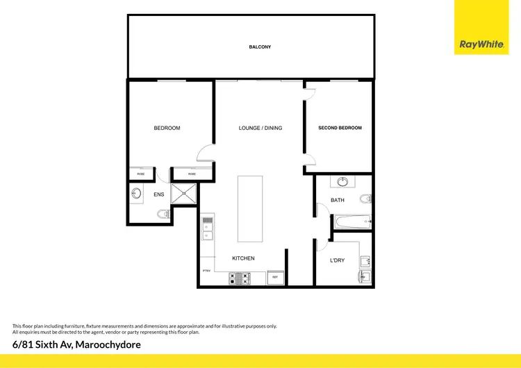 Floorplan of Homely apartment listing, 6/81 Sixth Avenue, Maroochydore QLD 4558