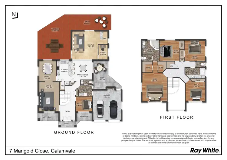 Floorplan of Homely house listing, 7 Marigold Close, Calamvale QLD 4116