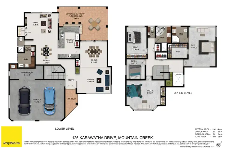 Floorplan of Homely house listing, 126 Karawatha Drive, Mountain Creek QLD 4557