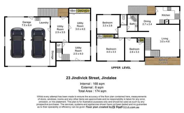 Floorplan of Homely house listing, 23 Jindivick Street, Jindalee QLD 4074