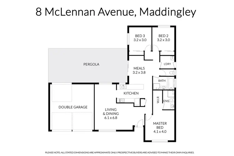Floorplan of Homely house listing, 8 Mclennan Avenue, Maddingley VIC 3340