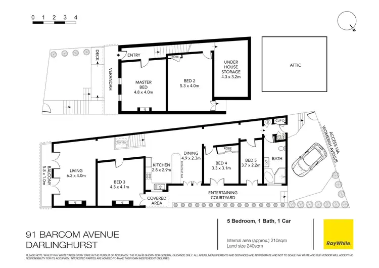 Floorplan of Homely house listing, 91 Barcom Avenue, Darlinghurst NSW 2010