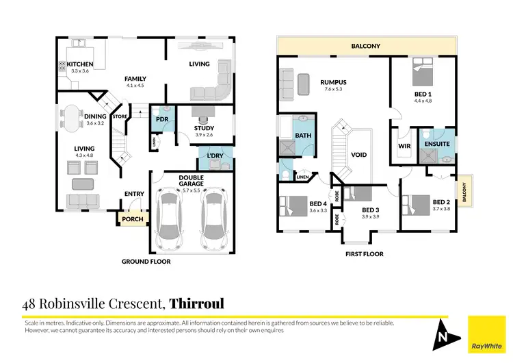 Floorplan of Homely house listing, 48 Robinsville Crescent, Thirroul NSW 2515