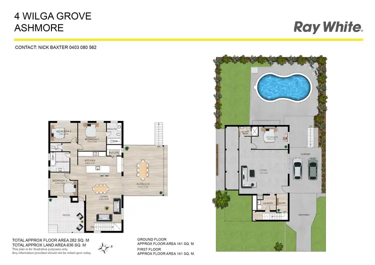 Floorplan of Homely house listing, 4 Wilga Grove, Ashmore QLD 4214