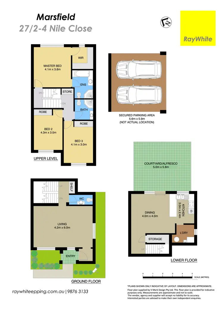 Floorplan of Homely townhouse listing, 27/2-4 Nile Close, Marsfield NSW 2122