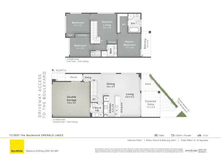 Floorplan of Homely house listing, 17/3031 The Boulevard, Carrara QLD 4211