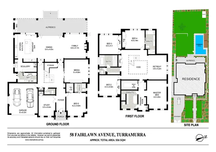 Floorplan of Homely house listing, 58 Fairlawn Avenue, Turramurra NSW 2074