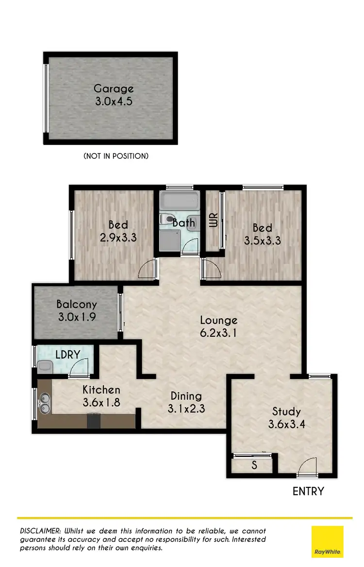 Floorplan of Homely unit listing, 8/7 Central Avenue, Westmead NSW 2145
