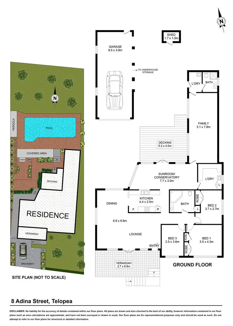 Floorplan of Homely house listing, 8 Adina Street, Telopea NSW 2117