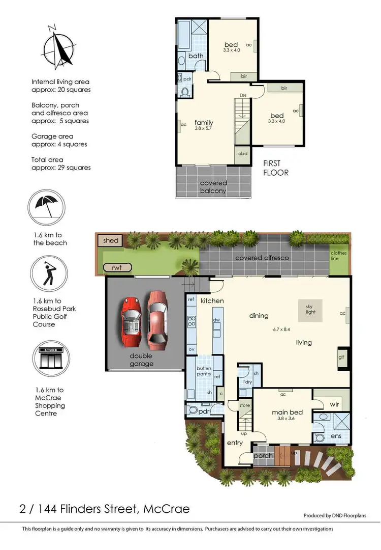Floorplan of Homely house listing, 2/144 Flinders Street, Mccrae VIC 3938