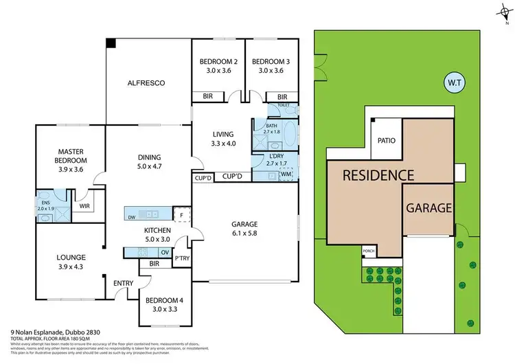 Floorplan of Homely house listing, 9 Nolan Esplanade, Dubbo NSW 2830