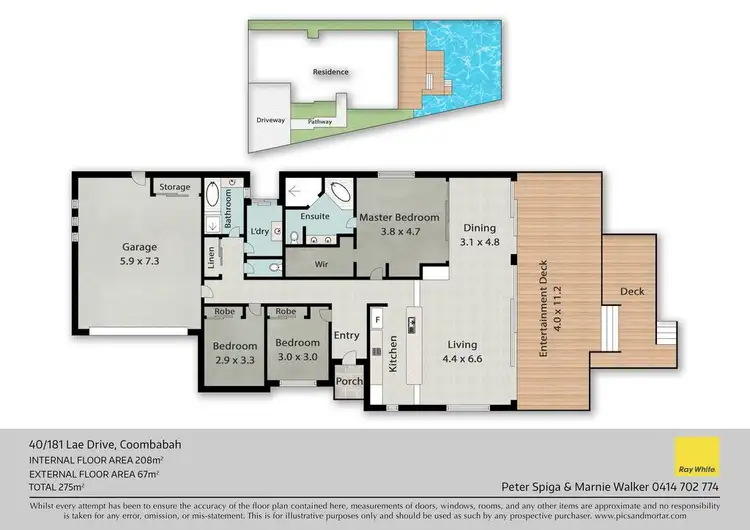 Floorplan of Homely house listing, 40/181 Lae Drive, Coombabah QLD 4216