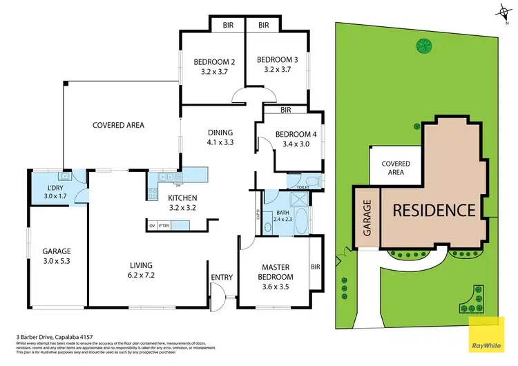 Floorplan of Homely house listing, 3 Barber Drive, Capalaba QLD 4157