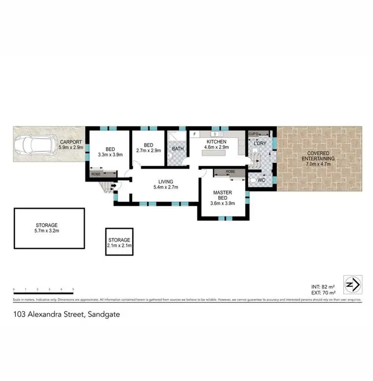 Floorplan of Homely house listing, 103 Alexandra Street, Sandgate QLD 4017
