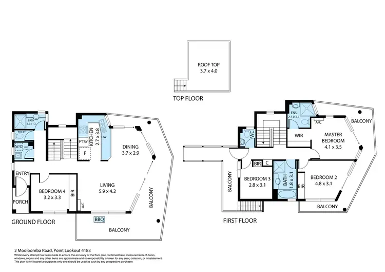 Floorplan of Homely apartment listing, 5/120 Mooloomba Road, Point Lookout QLD 4183