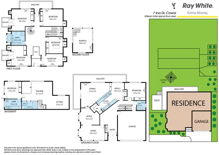 Floorplan of Homely house listing, 7 Ina Drive, Cowra NSW 2794
