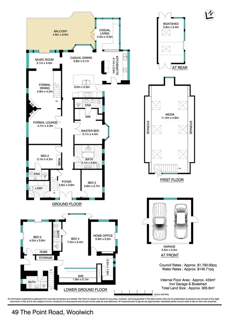 Floorplan of Homely house listing, 49 The Point Road, Woolwich NSW 2110