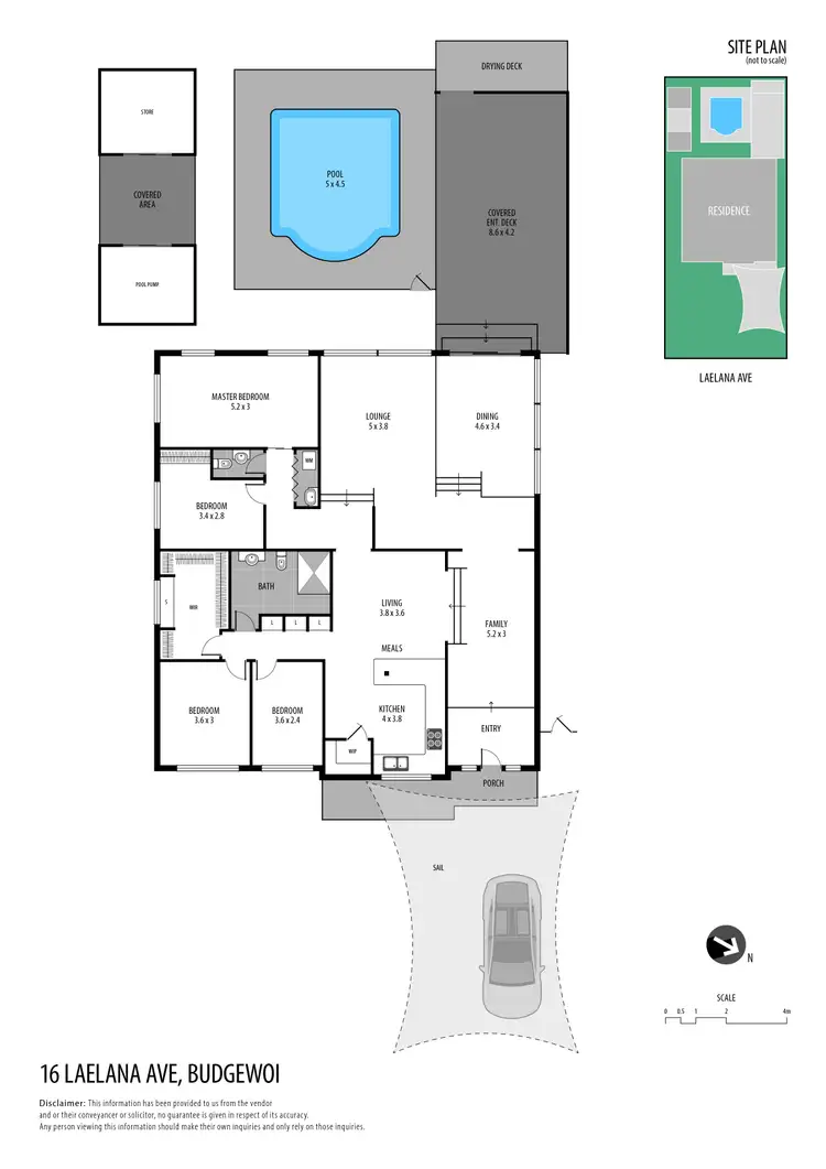 Floorplan of Homely house listing, 16 Laelana Avenue, Budgewoi NSW 2262