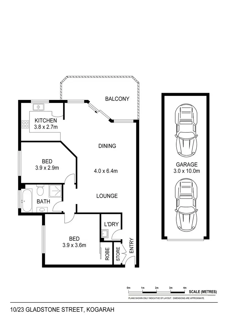 Floorplan of Homely unit listing, 10/23-29 Gladstone Street, Kogarah NSW 2217