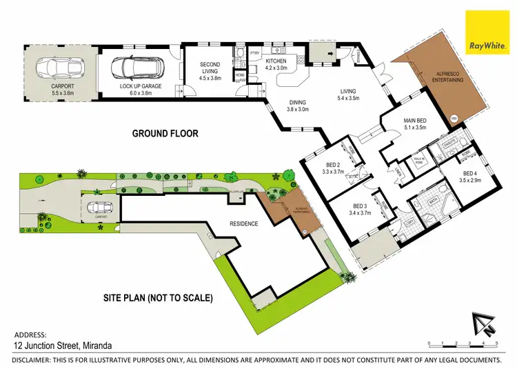 Floorplan of Homely house listing, 12 Junction Street, Miranda NSW 2228