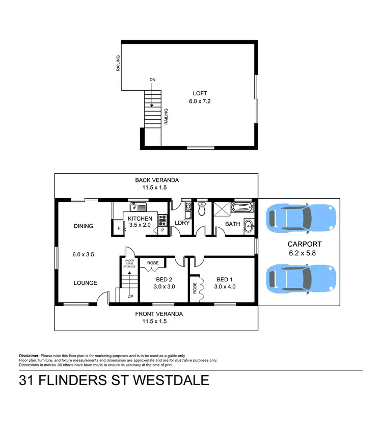 Floorplan of Homely house listing, 31 Flinders Street, Tamworth NSW 2340