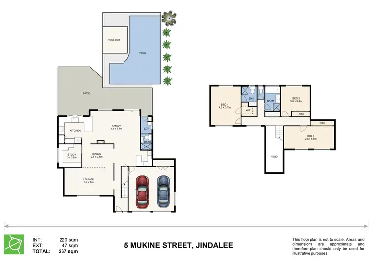 Floorplan of Homely house listing, 5 Mukine Street, Jindalee QLD 4074