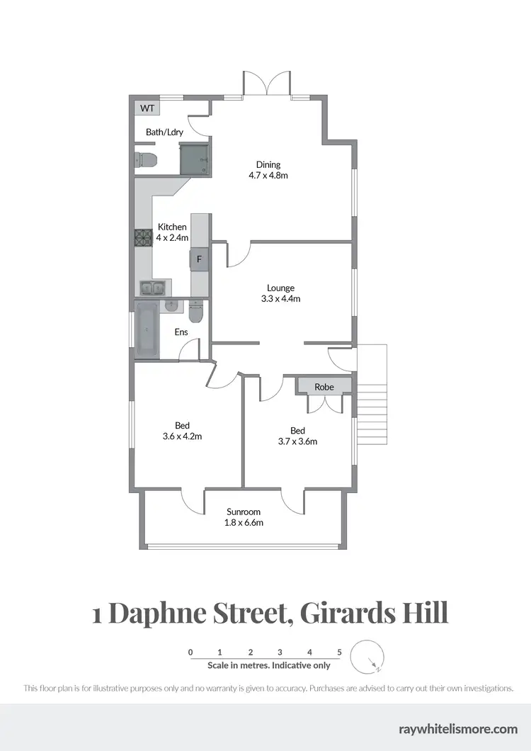 Floorplan of Homely house listing, 1 Daphne Street, Girards Hill NSW 2480