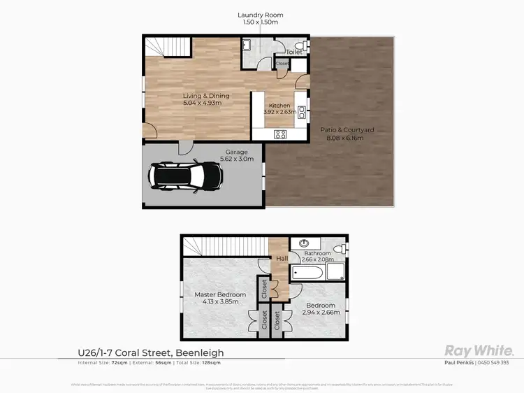 Floorplan of Homely townhouse listing, 26/2-6 Syria Street, Beenleigh QLD 4207
