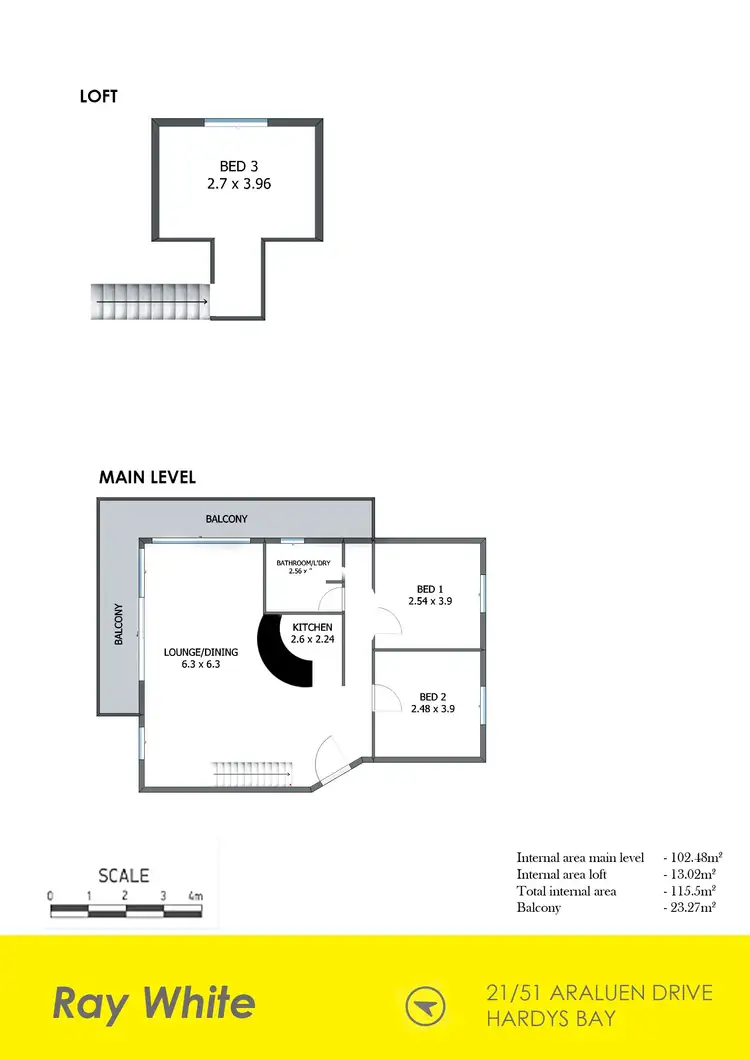 Floorplan of Homely apartment listing, 21/50 Araluen Drive, Killcare NSW 2257