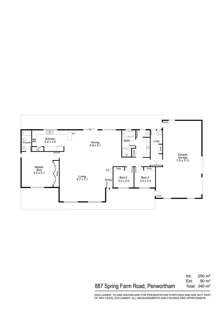 Floorplan of Homely house listing, 887 Spring Farm Road, Penwortham SA 5453