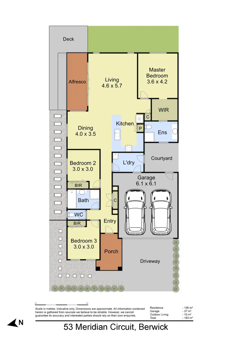 Floorplan of Homely house listing, 53 Meridian Circuit, Berwick VIC 3806
