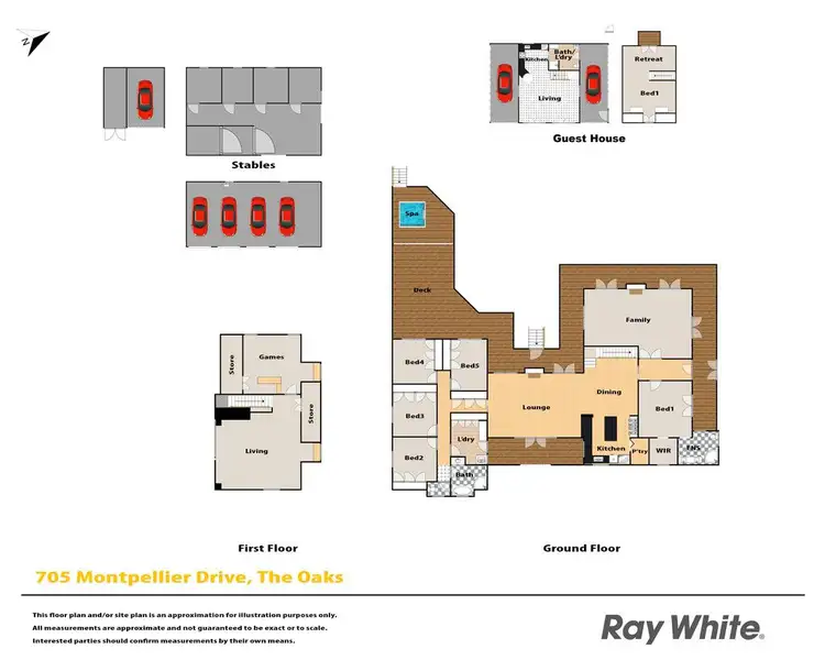 Floorplan of Homely rural property listing, 705 Montpelier Drive, The Oaks NSW 2570