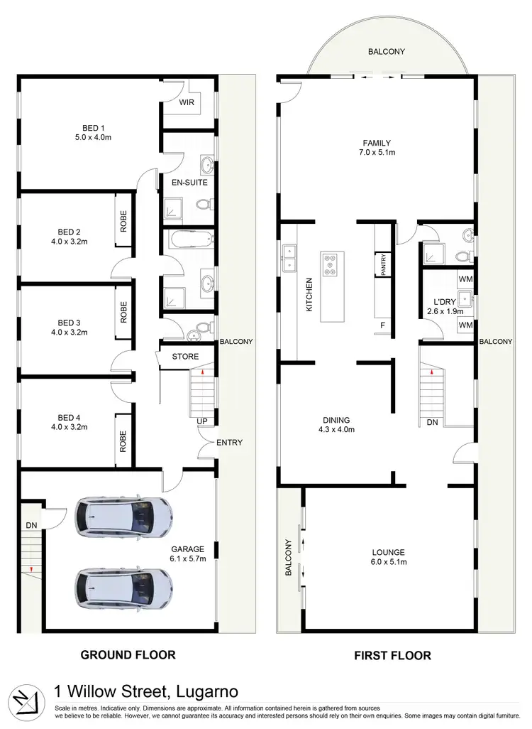 Floorplan of Homely house listing, 1 Willow Street, Lugarno NSW 2210