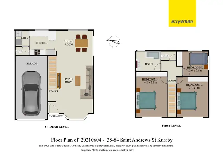 Floorplan of Homely townhouse listing, 36/84 Saint Andrew Street, Kuraby QLD 4112