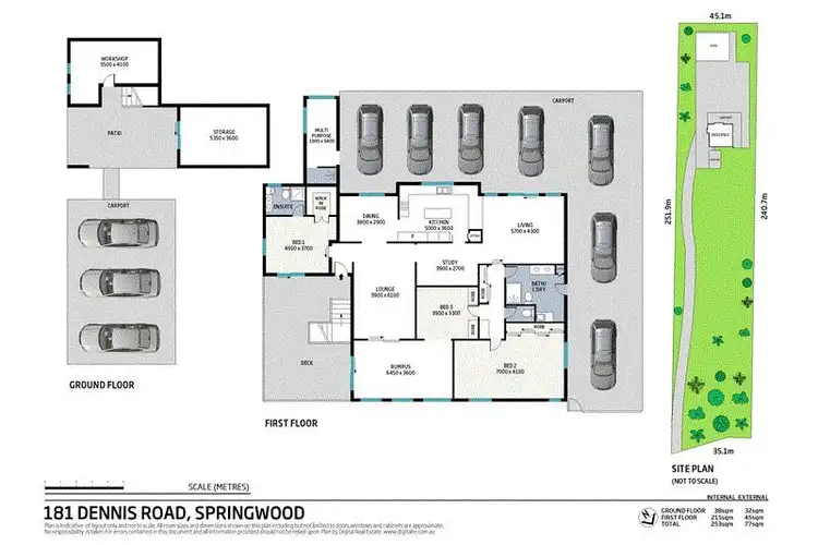 Floorplan of Homely house listing, 181-183 Dennis Road, Springwood QLD 4127
