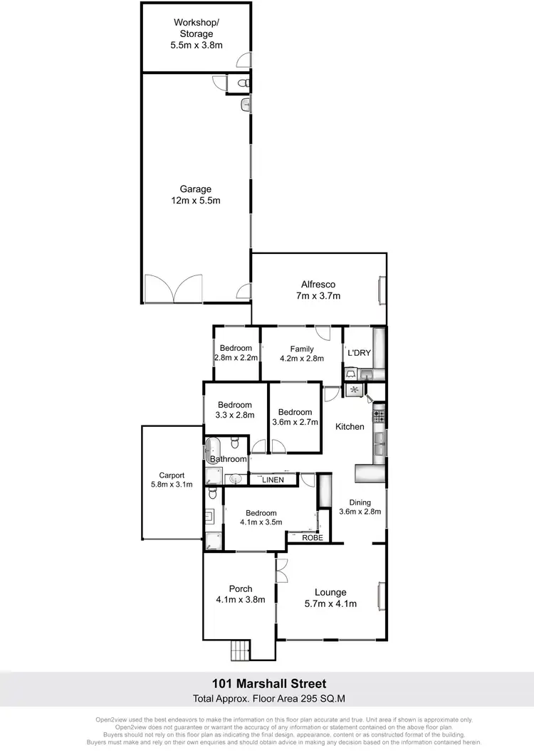 Floorplan of Homely house listing, 101 Marshall Street, Dapto NSW 2530