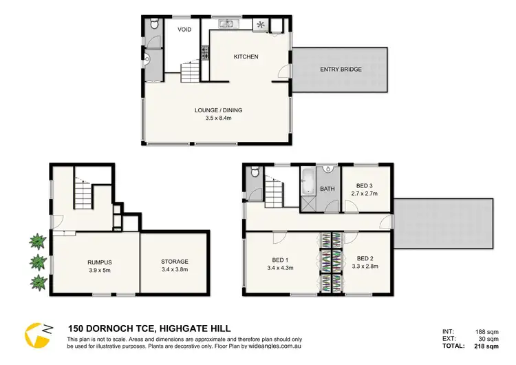 Floorplan of Homely house listing, 150 Dornoch Terrace, Highgate Hill QLD 4101