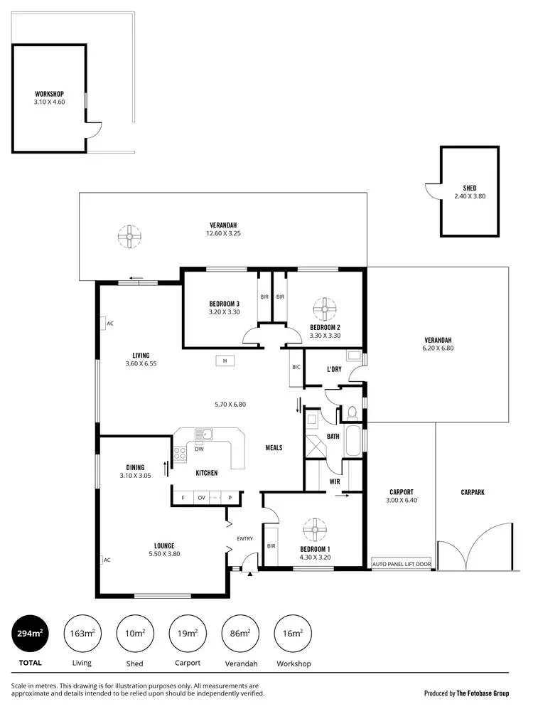 Floorplan of Homely house listing, 15 Daveys Road, Flagstaff Hill SA 5159
