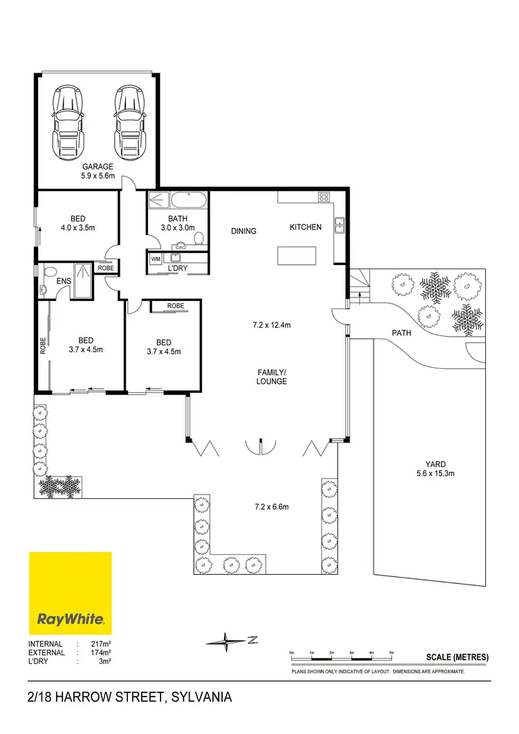Floorplan of Homely apartment listing, 2/18-20 Harrow Street, Sylvania NSW 2224