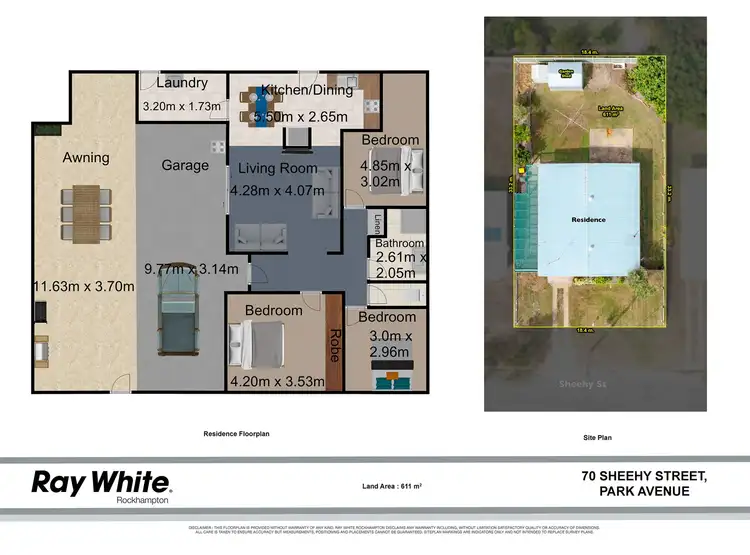 Floorplan of Homely house listing, 70 Sheehy Street, Park Avenue QLD 4701