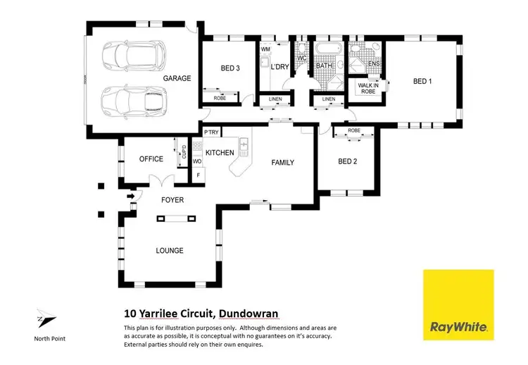 Floorplan of Homely house listing, 10 Yarrilee Circuit, Dundowran QLD 4655