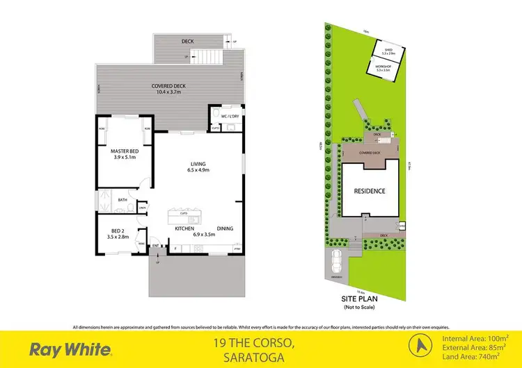 Floorplan of Homely house listing, 19 The Corso, Saratoga NSW 2251