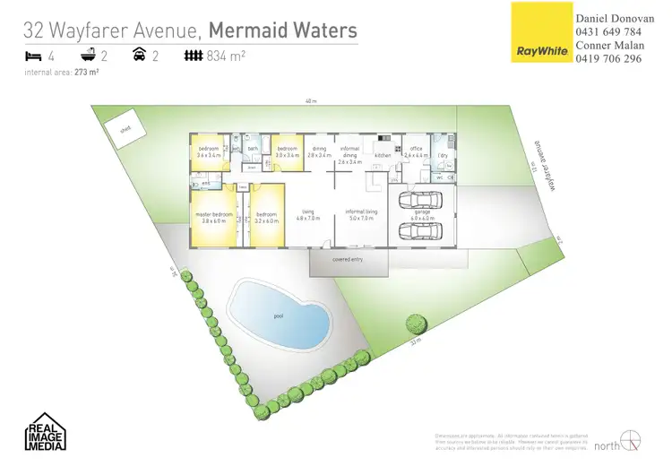 Floorplan of Homely house listing, 32 Wayfarer Avenue, Mermaid Waters QLD 4218